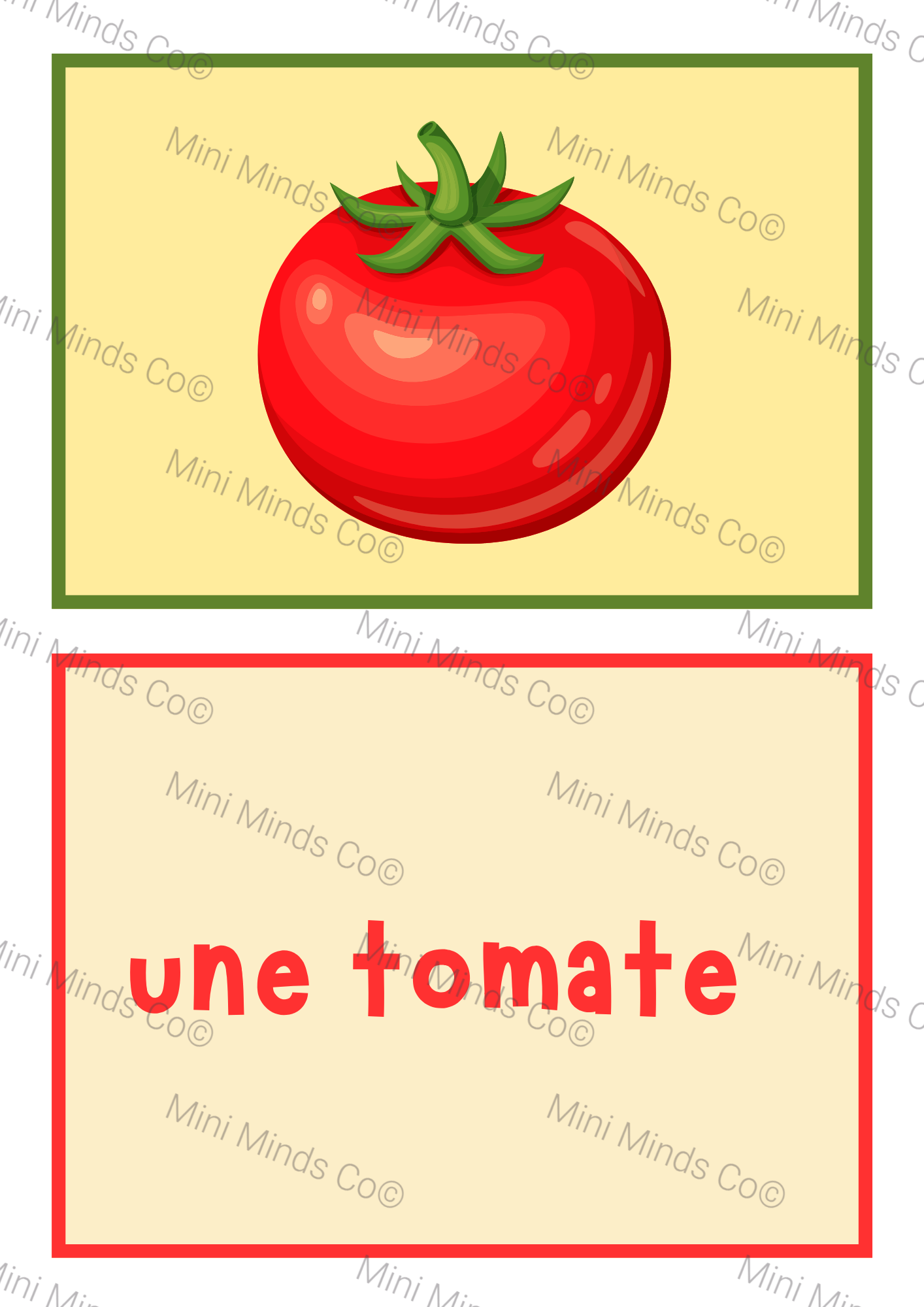 Fruits & Veggies - Flashcards