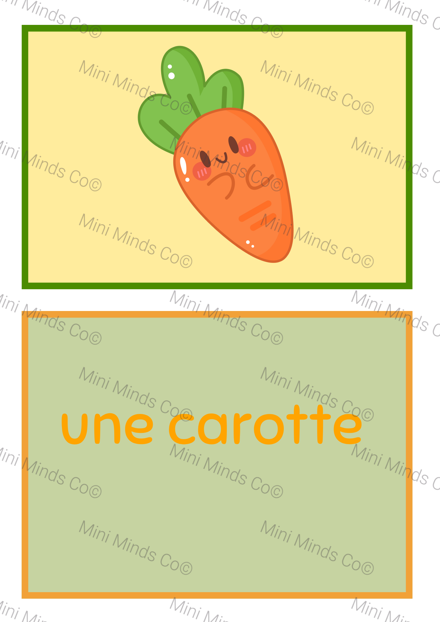 Fruits & Veggies - Flashcards