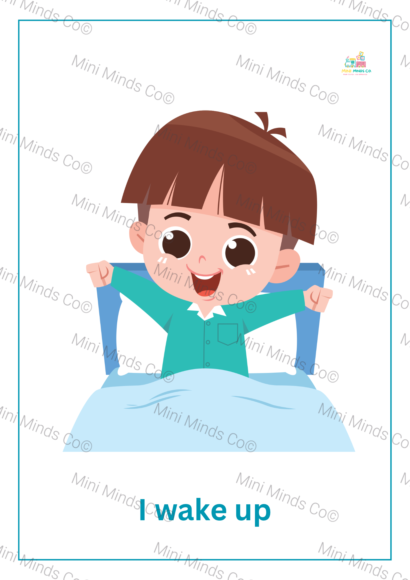 Routine Flashcards - Boys