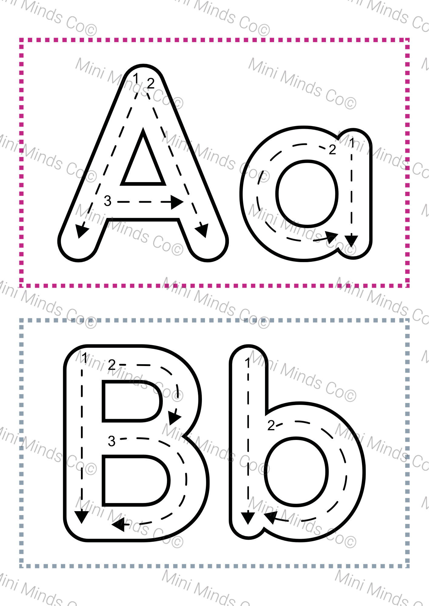 ABC Tracing Flashcards