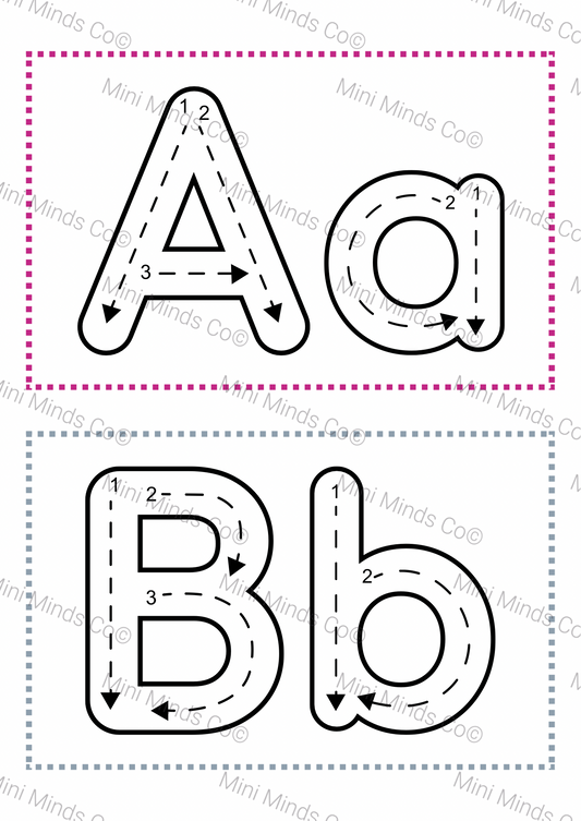 ABC Tracing Flashcards