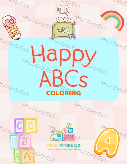 Happy ABCs Coloring