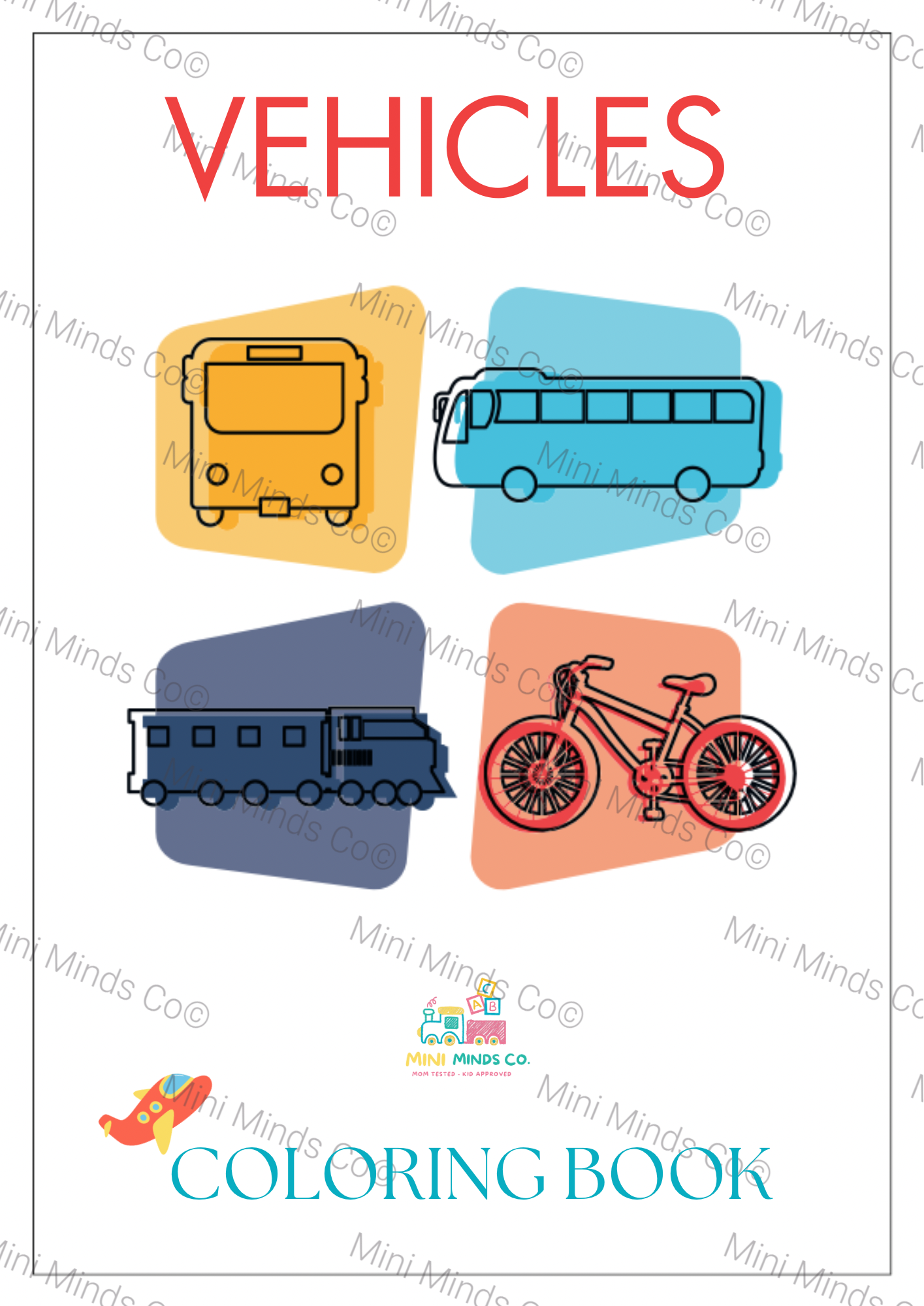 On the Go! – Vehicles Coloring