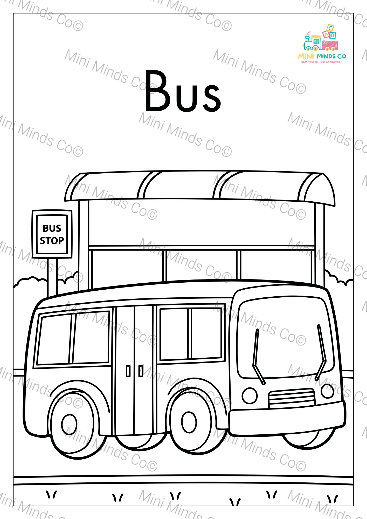 On the Go! – Vehicles Coloring