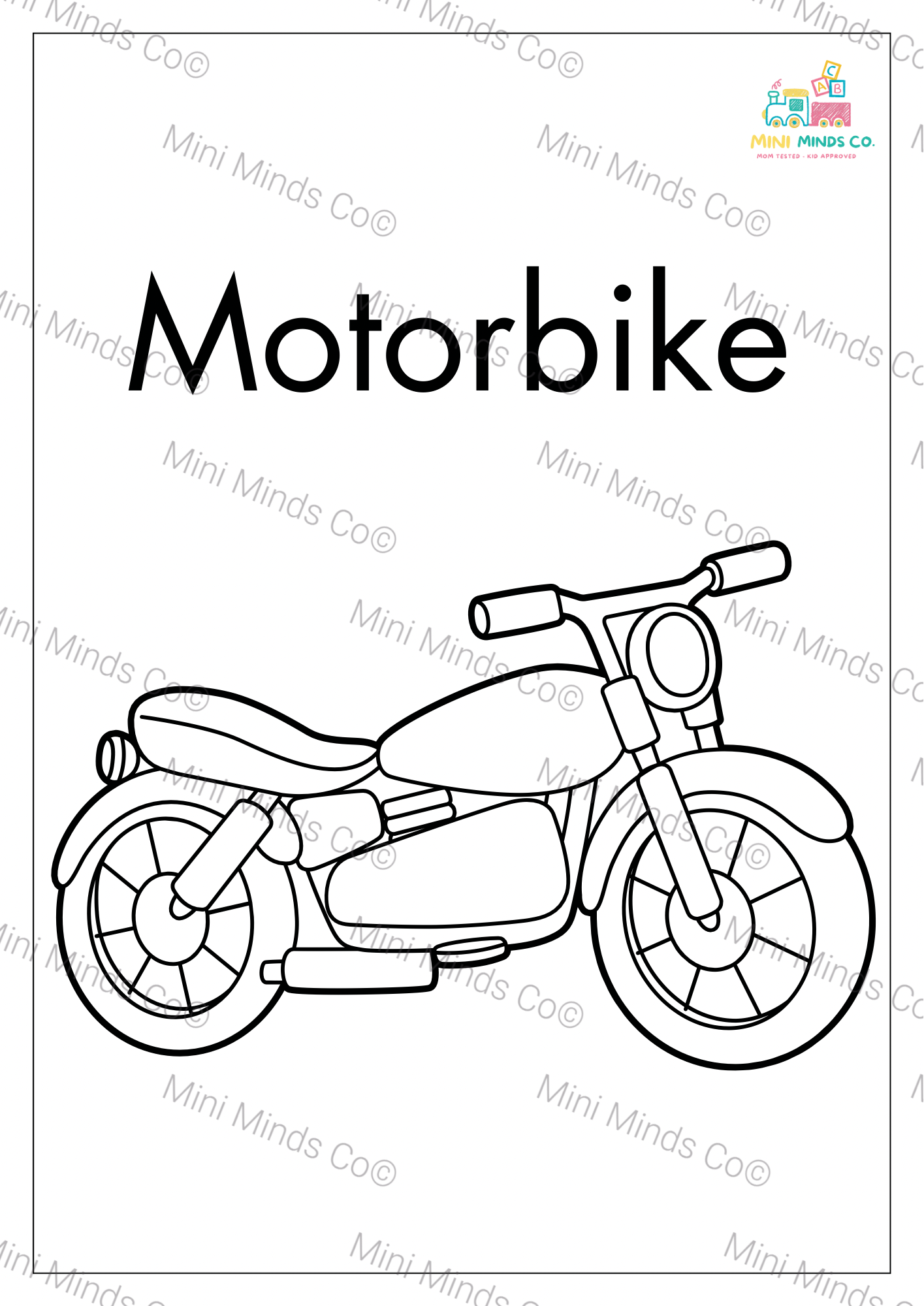 On the Go! – Vehicles Coloring