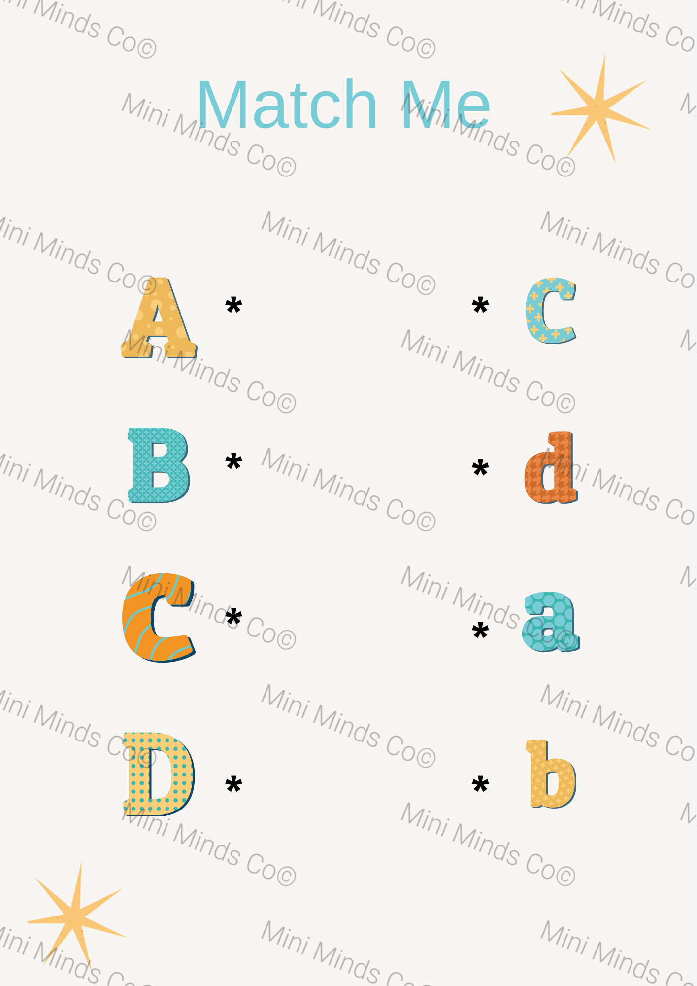 Find My Pair - ABC Matching