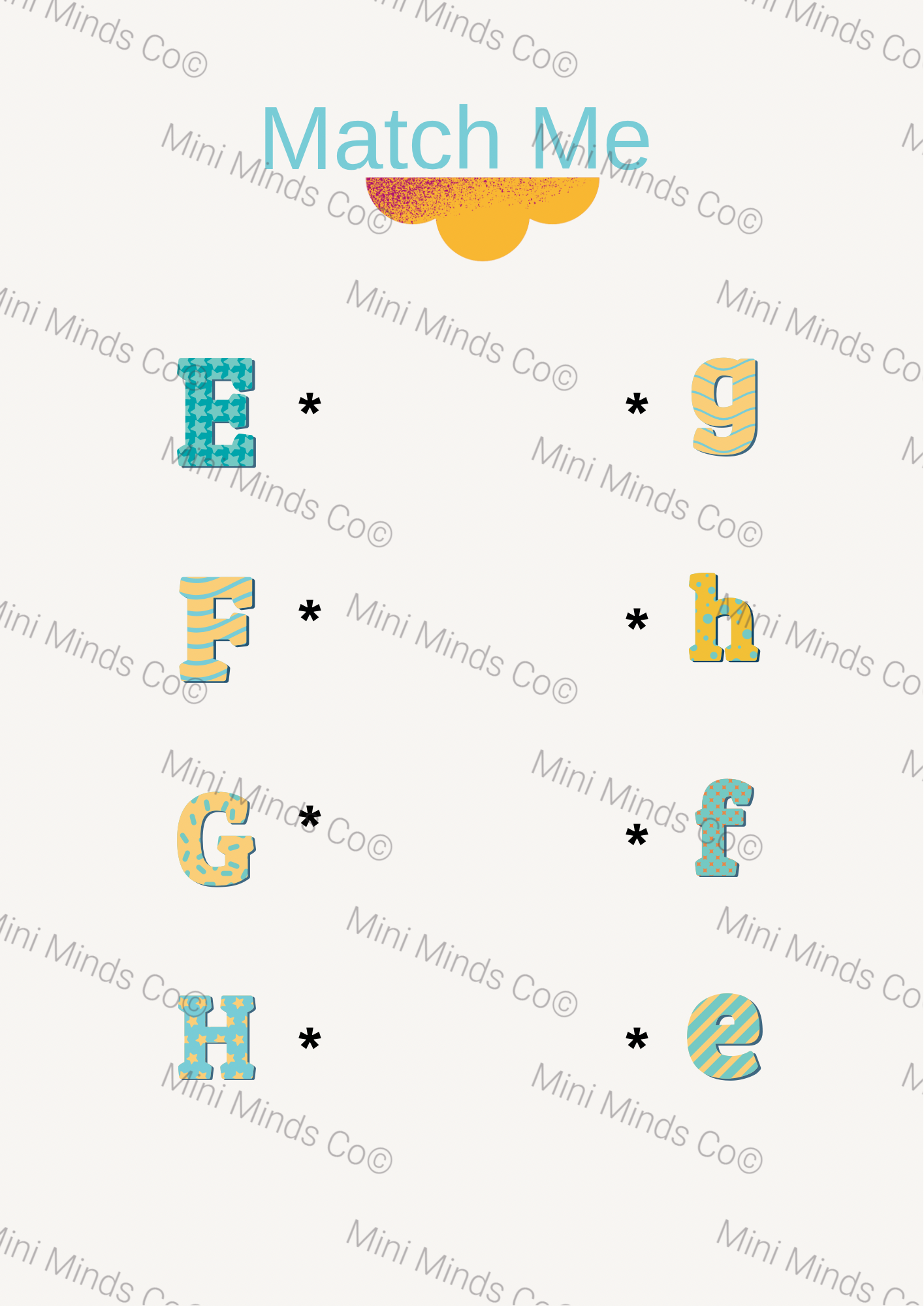 Find My Pair - ABC Matching