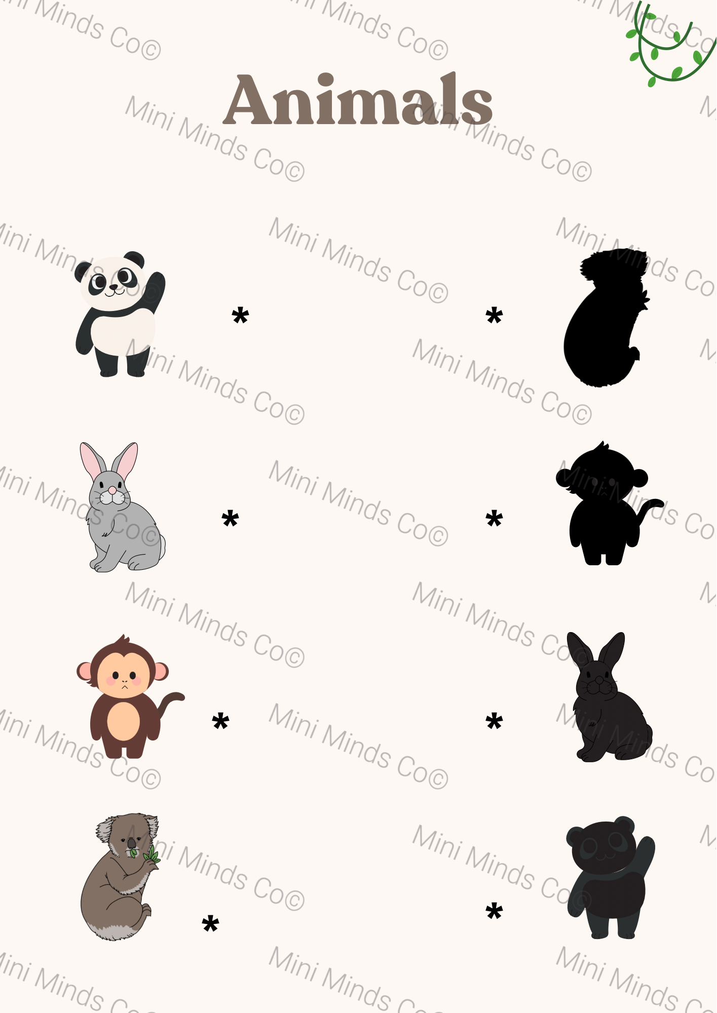 All in one - Matching Practice