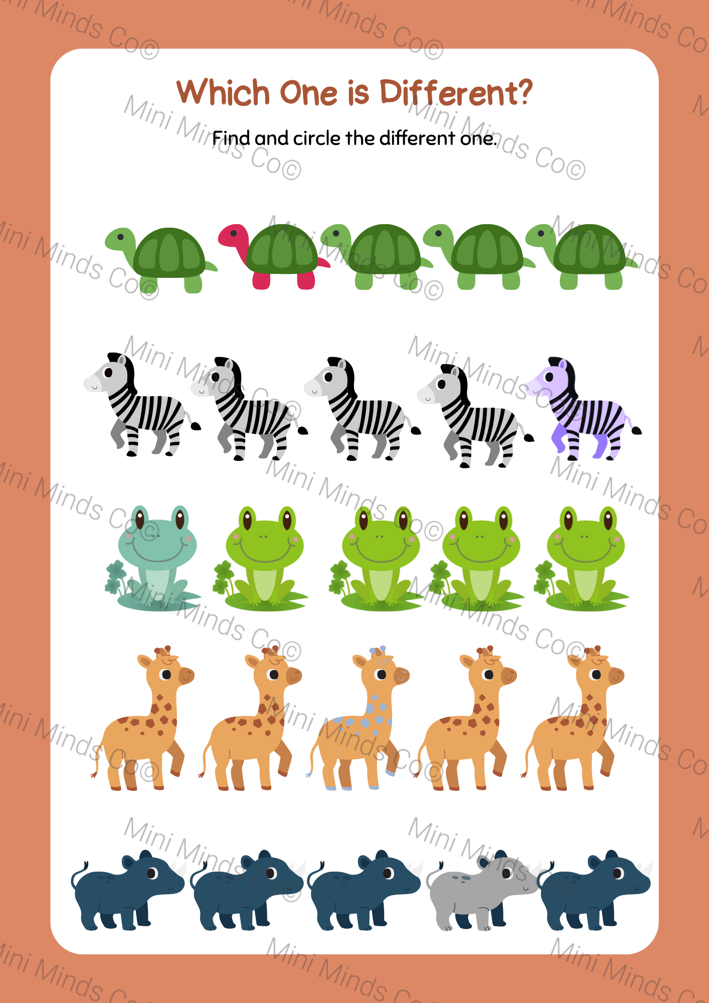 Wild Learning Fun Activity